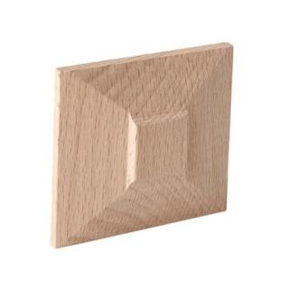Ornament  narożnik, pilaster drewniany 51x 51x 10 mm -  EM4006C