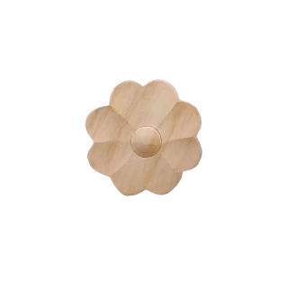 Ornament , Rozeta drewniana ręcznie rzeźbiona ∅ 50 mm  WY00054B
