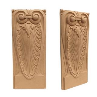 Panel dekoracyjny pilaster z pyłu drzewnego 150x26x340 mm F560280