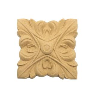 Rozeta Ornament z pyłu drzewnego 61x61x9 mm  F573257