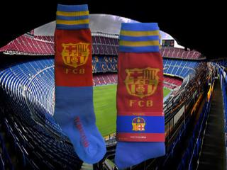 GETRY BARCELONA FOOTBALL SOCKS  Size 25-28