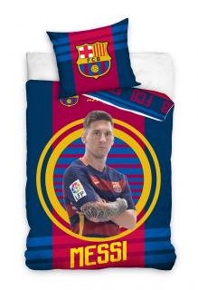 KOMPLET POŚCIELI BAWEŁNIANEJ LEO MESSI 160/200cm fcb9007