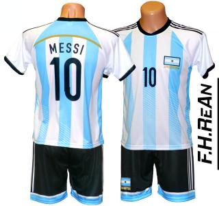Komplet strój Messi 10 Argentyna Mistrzostwa Świata