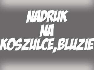 NADRUK NA KOSZULCE BLUZIE KSYWKA, NAZWISKO+NUMER