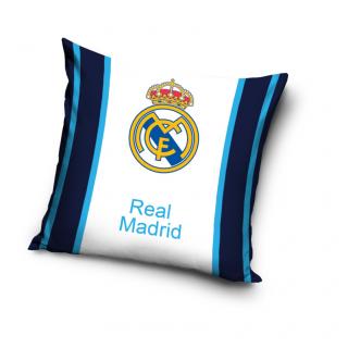 PODUSZKA BAWEŁNIANA 40/40cm REAL MADRID BIAŁO-GRANATOWA RM8019