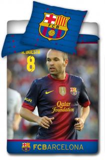 POŚCIEL KLUBOWA INIESTA BARCELONA 160/200CM