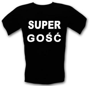 Śmieszne koszulki Super Gość XXL