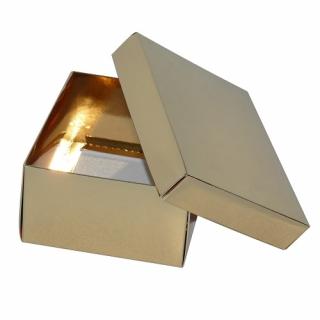 Pudełko laminowane 160x125x70mm złote