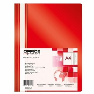 Skoroszyt A4 PP Office Products Czerwony 25szt.