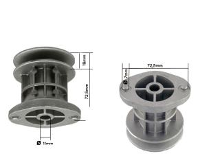 Piasta noża do kosiarek EMAK ( OLEO-MAC, EFCO, VICTUS ) z napędem Ø22,2mm