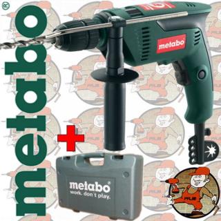 SBE550 w walizce PVC Wiertarka udarowa Metabo 550 wat 13mm 600536500
