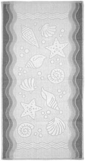 Ręcznik Bawełniany Flora- Szary 50x100