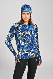 Bluza Basic Mosaic Fern Blue