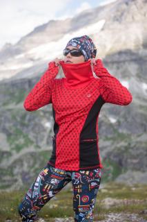 Bluza Ocieplana z Kominem Galaxy Red - HOK-9G4D - Sample