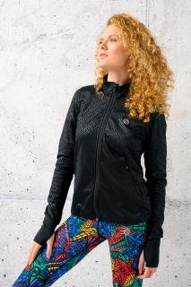 Bluza Rozpinana Shiny 2 Black - HRD-1290T - Sample