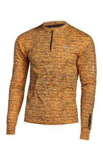 Bluza Zip męska Melange Orange