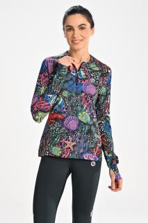 Bluza Zip Mosaic Sea