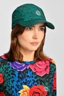 Czapka z daszkiem Melange Fern Green