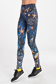 Legginsy regular z wysokim stanem Gold Reef