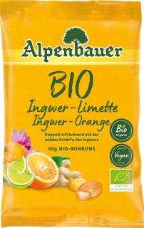 Cukierki Z Nadzieniem Imbirowo-Limonkowym I Pomarańczowym- Alpenbauer (90 G)