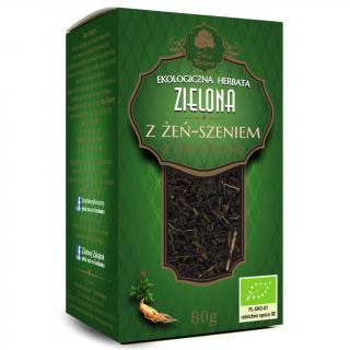 Herbata Zielona Z Żeń-Szeniem BIO 80g
