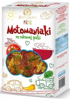 Makaron Dla Dzieci Motomaniaki 5 Smaków 250g