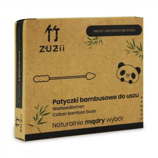 Patyczki Higieniczne Bambusowe Z Bawełną-Bałwanek 100 szt.