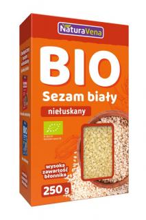 Sezam Biały Niełuskany BIO 250g