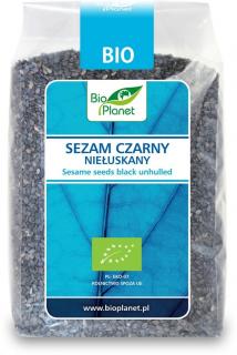 Sezam Czarny Niełuskany BIO 250g