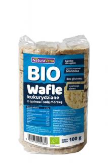 Wafle Kukurydziane Pełnoziarniste Quinoa Solą Morską BIO