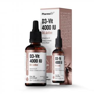 Witamina D3 Krople Bezglutenowe 30ml