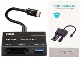 Czytnik kart pamięci XQD SD SDHC SDXC PC USB C 3.0