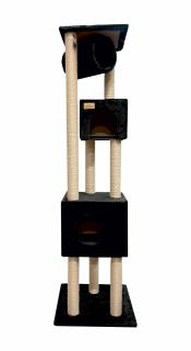 DRAPAK WATAHA Z 4 PIĘTRAMI O PODSTAWIE 50x50 I WYS. 180 cm ANTRACYT 8 1 szt