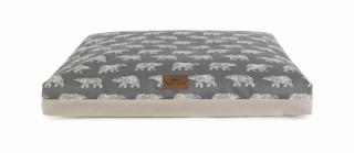 WATAHA BASE ANIMALS Poducha prostokątna L 100x70x12 Beige Bear