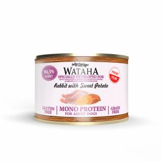 WATAHA MONO PUSZKA DLA PSA 94,5% KRÓLIK Z BATATAMI 185G 185g