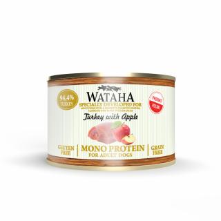 WATAHA MONO PUSZKA DLA PSA INDYK Z JABŁKIEM 185G 185g