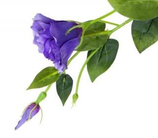 Eustoma gałązka Violet Sztuczne kwiaty
