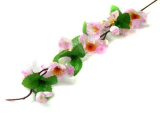 Gałązka Jabłoni Kwiaty Pink/Cream sztuczne kwiaty jak żywe