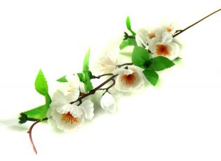 Gałązka Jabłoni Kwiaty White sztuczne kwiaty jak żywe