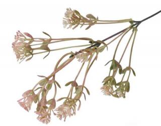Gipsówka gałązka ozdobna do bukietów Pink sztuczne kwiaty jak żywe
