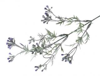 Gipsówka gałązka ozdobna do bukietów Violet sztuczne kwiaty jak żywe