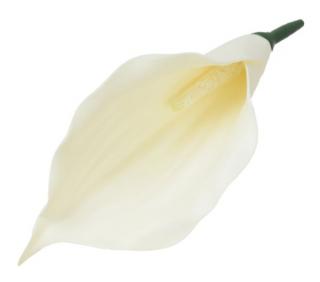 Kalla główka kwiat KALIA cream sztuczne kwiaty jak żywe