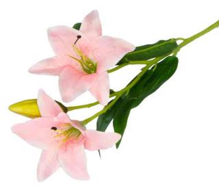 Lilia gałązka Pudre Pink Sztuczne kwiaty