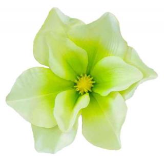 Magnolia główka satyna Green sztuczne kwiaty
