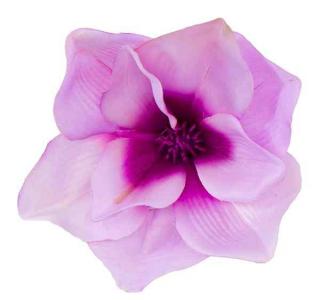 Magnolia główka satyna Pink/Purple sztuczne kwiaty