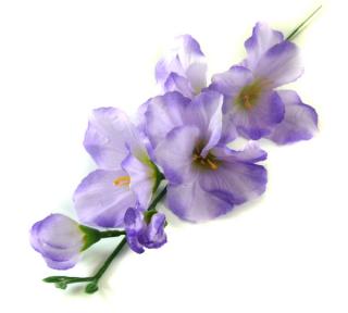 MIECZYk gałązka wys.48 cm Violet sztuczne kwiaty jak żywe