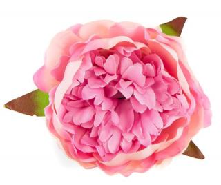 Peonia tafta główka Pudre Pink sztuczne kwiaty jak żywe