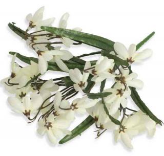 PRZEBIŚNIEG Bukiet białych przebiśniegów White sztuczne kwiaty jak żywe