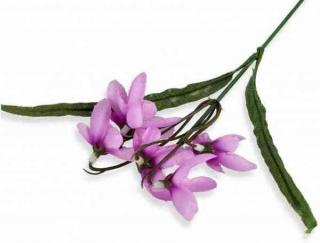 PRZEBIŚNIEG gałązka kwiatowa Lilac sztuczne kwiaty jak żywe