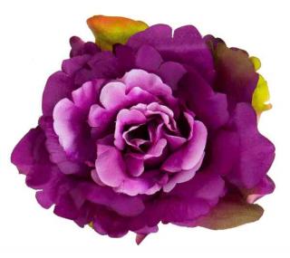 Róża satynowa DUŻA Śliczna główka Violet